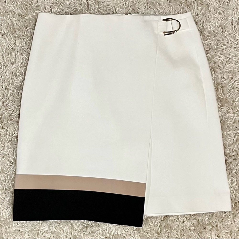 WH | BM Colorblock Wrap Style Skirt
